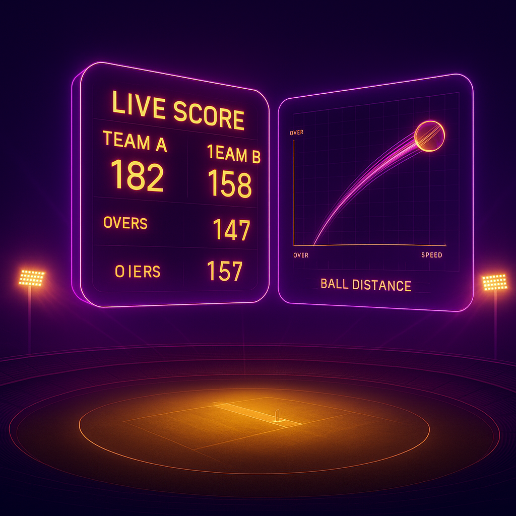 Cricbuzz live cricket score feed with real-time ball-by-ball telemetric updates
